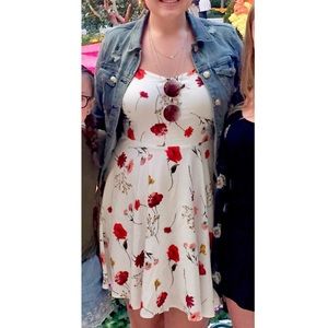 Floral Old Navy Fit and Flare dress size XL
